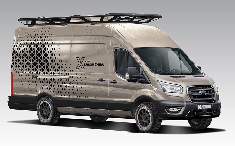 Auf der CMT zeigt Alpine sein Wohnmobil-Konzept Cross Cabin. 