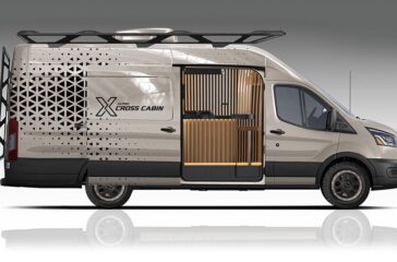Die Fahrzeugstudie basiert auf einem 6,70 Meter langen Ford Transit