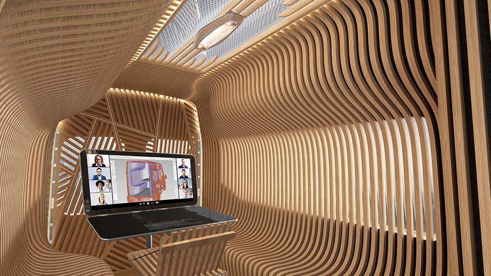 Der Smart Table lässt sich zum digitalen Arbeitsplatz umfunktionieren.