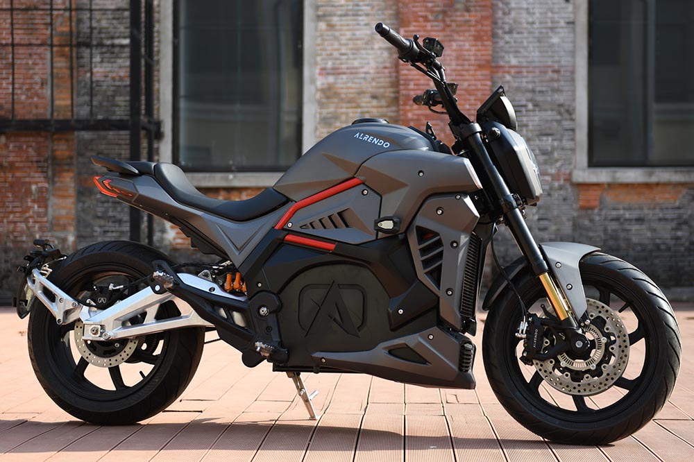 Die Alrendo TS Bravo ist ein vergleichsweise günstiges E-Motorrad. 