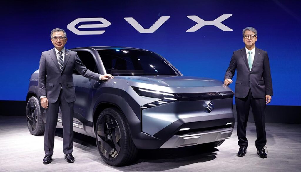 Auf der Auto Expo in Delhi hat Suzuki das eVX Concept enthüllt. Er markiert den Auftakt einer E-Auto-Offensive der Japaner