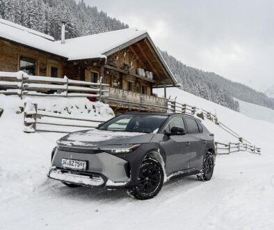 Mit dem Toyota BZAX ging es in den Schnee