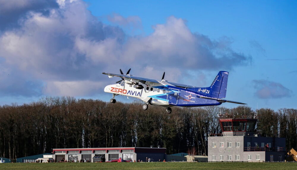 Die Do228 ist mit Brennstoffzellenantrieb in England zum Jungfernflug durchgestartet