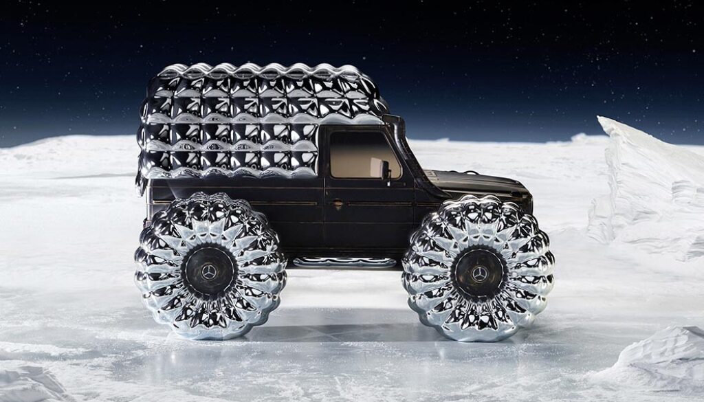 Mercedes hat die G-Klasse von Moncler einkleiden lassen