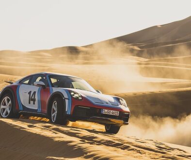 Die beste Umgebung, um zu testen, zu was der 911 Dakar fähig ist, liefert natürlich die Wüste