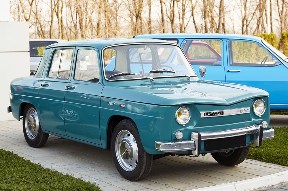 Der 1968 eingeführte Dacia 1100 ist ein Technikklon des Renault 8.