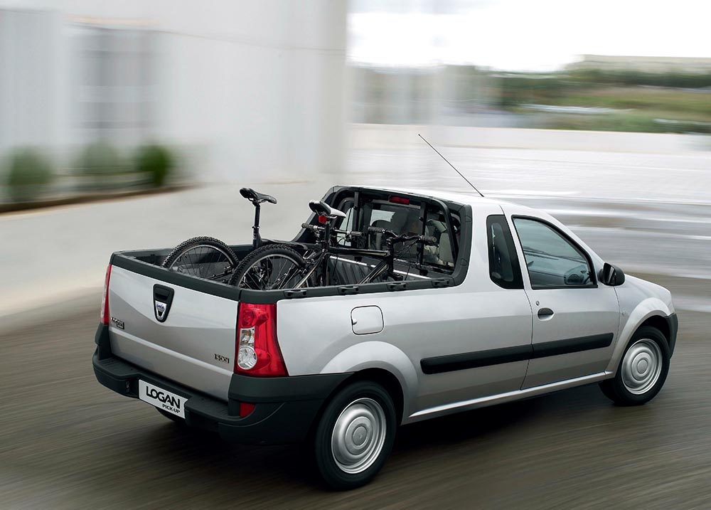 2008 legt Dacia auf Basis des Logan eine Pick-up-Variante auf.