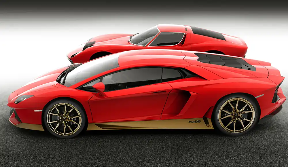 Mit dem Aventador Edition Miura einnerte Lamborghini an das legendäre Modell Miura.