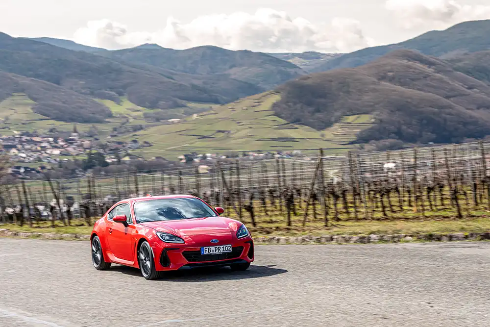 Ausflugstauglich: Auch auf der Landstraße verbreitet der BRZ gute Laune.
