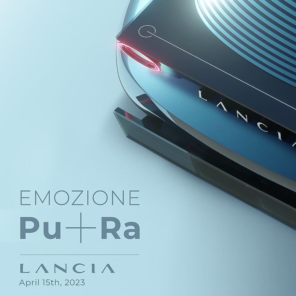 Lancia Ankündigung auf Instagram. 