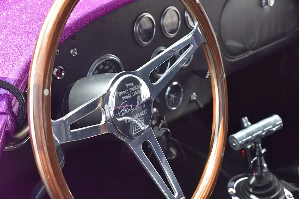 Shelby 1963 “Dragonsnake” Continuation Cockpit.