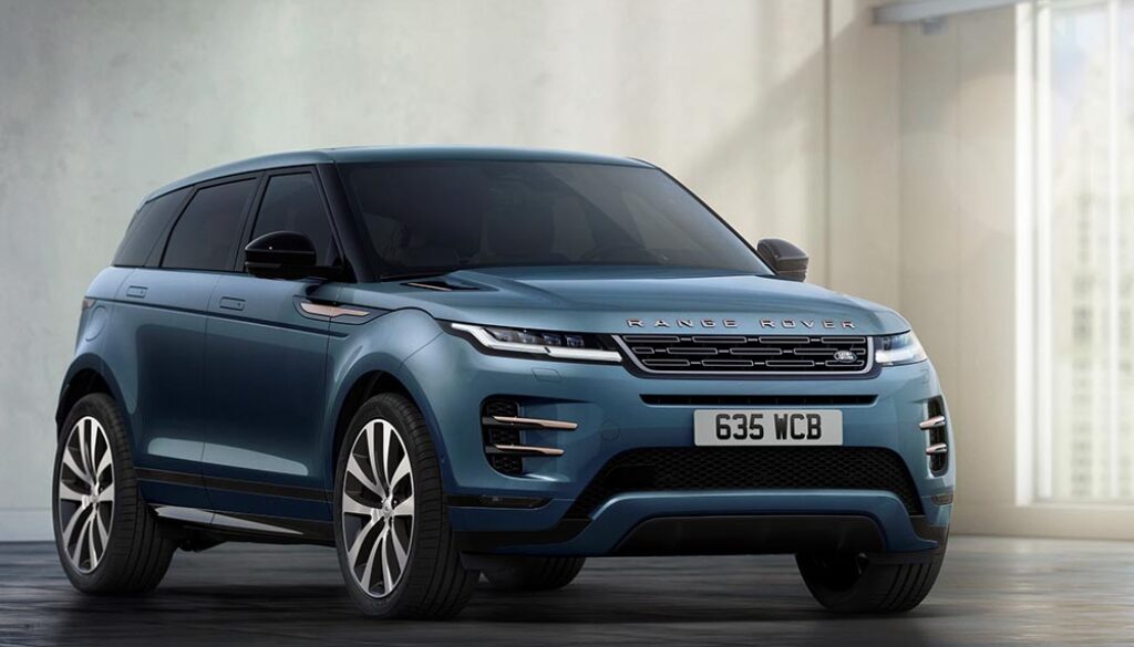 Range Rover hat den Evoque zum Modelljahr 2024 leicht aufgefrischt