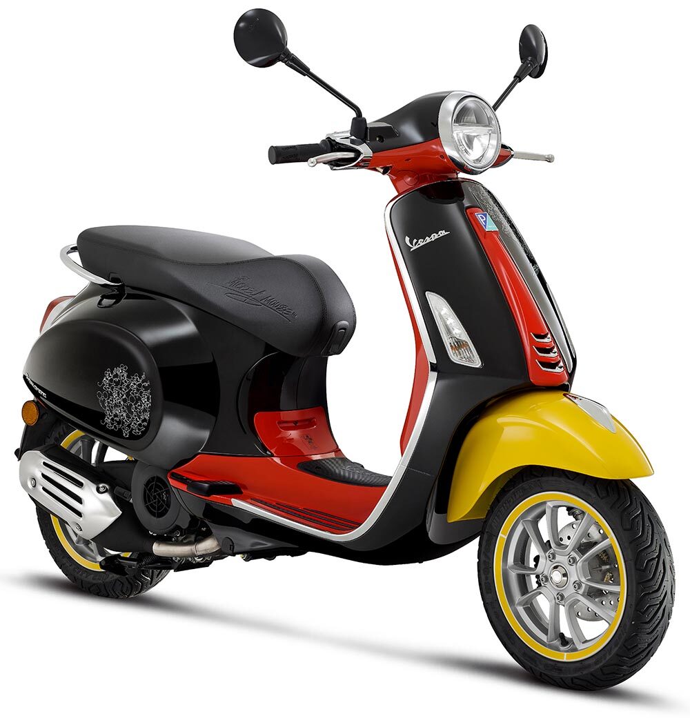 Piaggio legt von der Vespa Primavera eine "Disney Mickey Mouse"-Edition auf