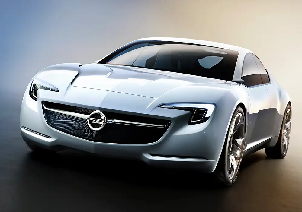 Auf dem Genfer Automobilsalon 2010 zeigte Opel das elektrische, 200 km/h schnelle Opel Flextreme Opel GT/E Concept mit cw-Wert 0,22.