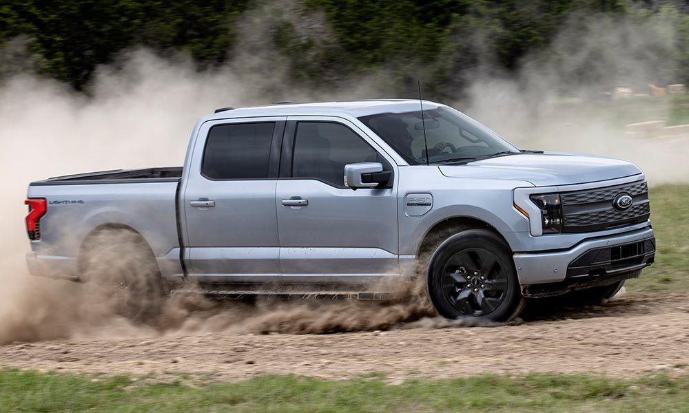 Kein anderer elektrischer Pick-up hat so eine Breitenwirkung wie der Ford F-150 Lightning.