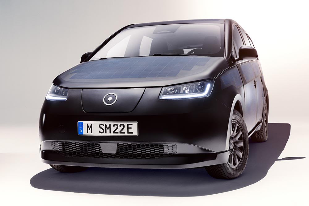 Solar-Elektroauto Sion.