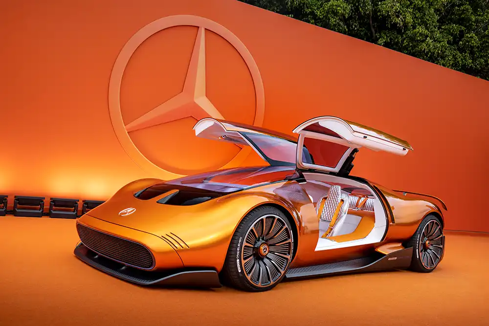 Die Mercedes-Vision ist besonders spektakulär.