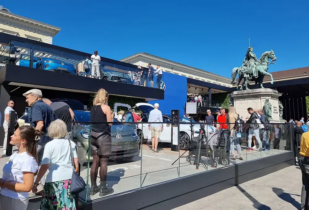 Vor allem Autos sind auf den Open Spaces zu sehen. Foto: Peter Weißenberg