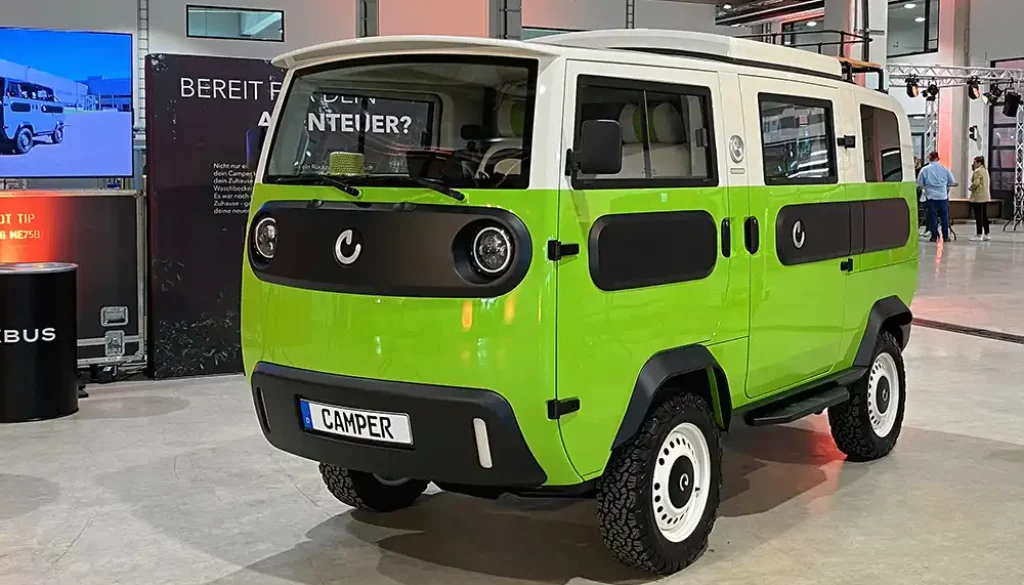 Der xBus, der auch als Camper angeboten werden soll, wird nach Angaben von Electric Brands 2025 auf den Markt kommen. Foto: RKM