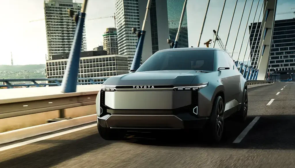 Toyota zeigt die Studie eines elektrischen Land Cruiser. Foto: Toyota