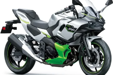 Kawasaki will im kommenden Jahr ein Hybrid-Motorrad anbieten. Es wird sich um das erste Zweirad der Welt handeln, bei dem ein Verbrennungsmotor mit einem Elektroaggregat kombiniert ist. Foto: Kawasaki