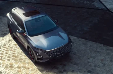 Der Omoda 5 startet zunächst mit Verbrennungsmotor. Foto: Chery