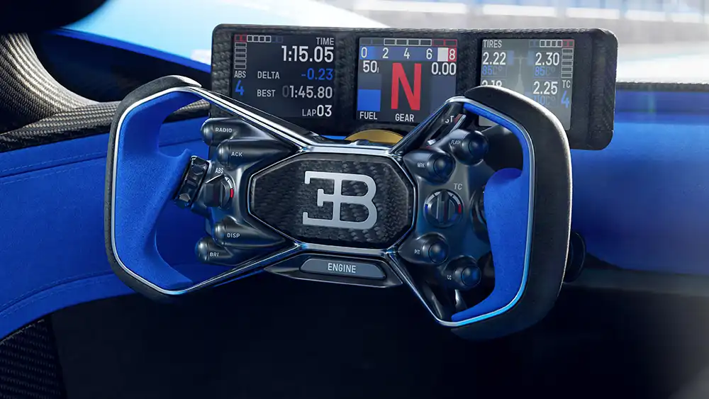 Bugatti Bolide Display. 