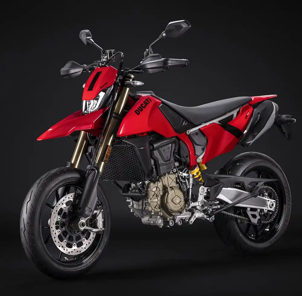 Ducati baut wieder Einzylinder-Motorräder. Erstes Modell mit dem Superquadro Mono genannten Single ist die Supermoto Hypermotard 698.