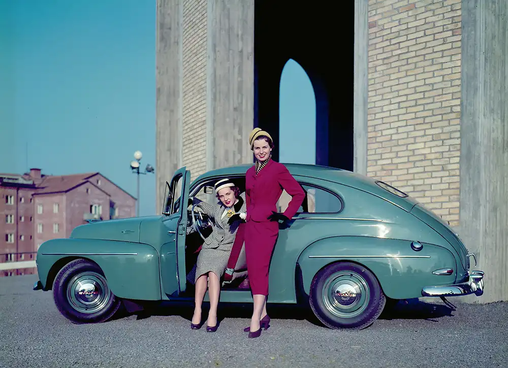 Der Volvo PV444 (Buckel-Volvo) debütierte 1944. 