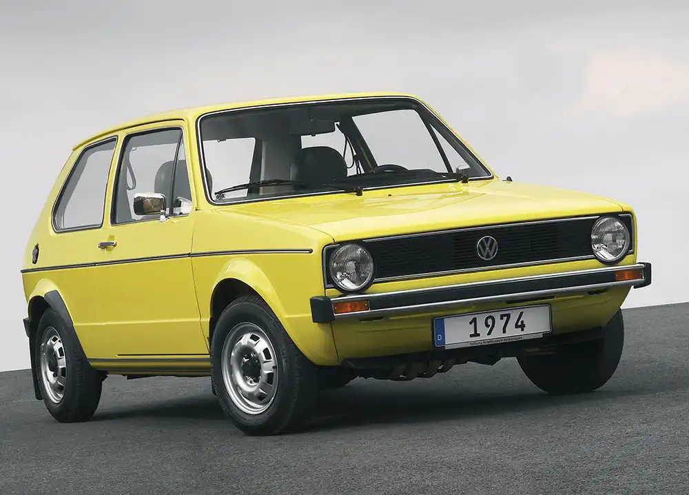 1974 begann die Erfolgsgeschichte des VW Golf.