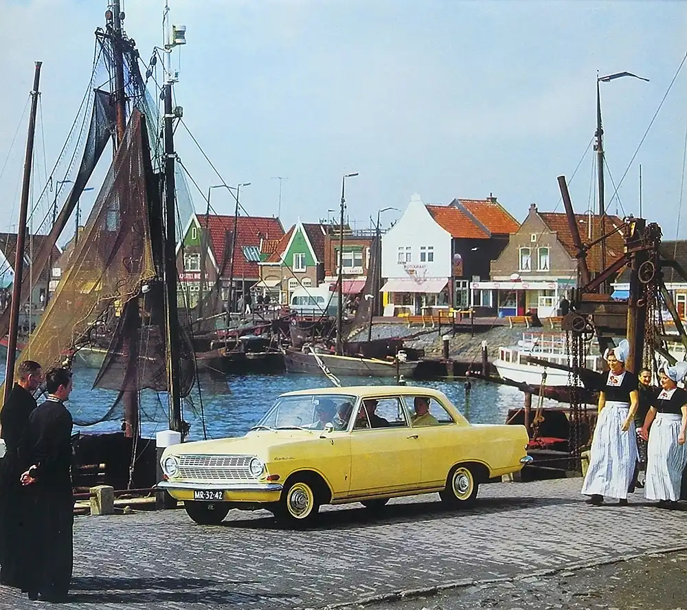 Auch in Holland war der Opel ein Hit