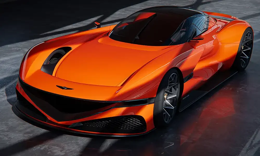 Genesis hat mit dem X Gran Berlinetta Vision Gran Turismo Concept bald einen Boliden in der virtuellen Autowelt am Start. Foto: Genesis