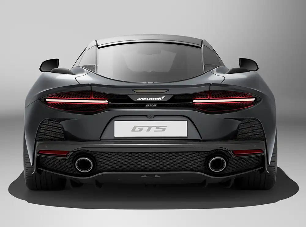 McLaren GTS Heckansicht.