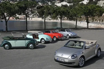 Auch den Käfer und seine Nachfolger gab es offen. Foto: VW