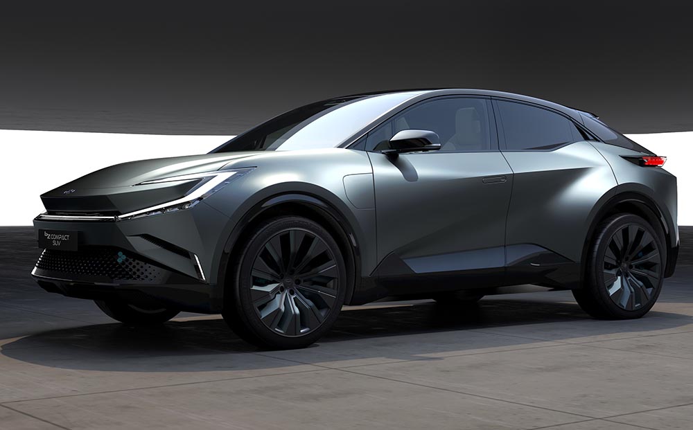 Toyota zeigt die Studie seines nächsten E-SUVs schon 2022.