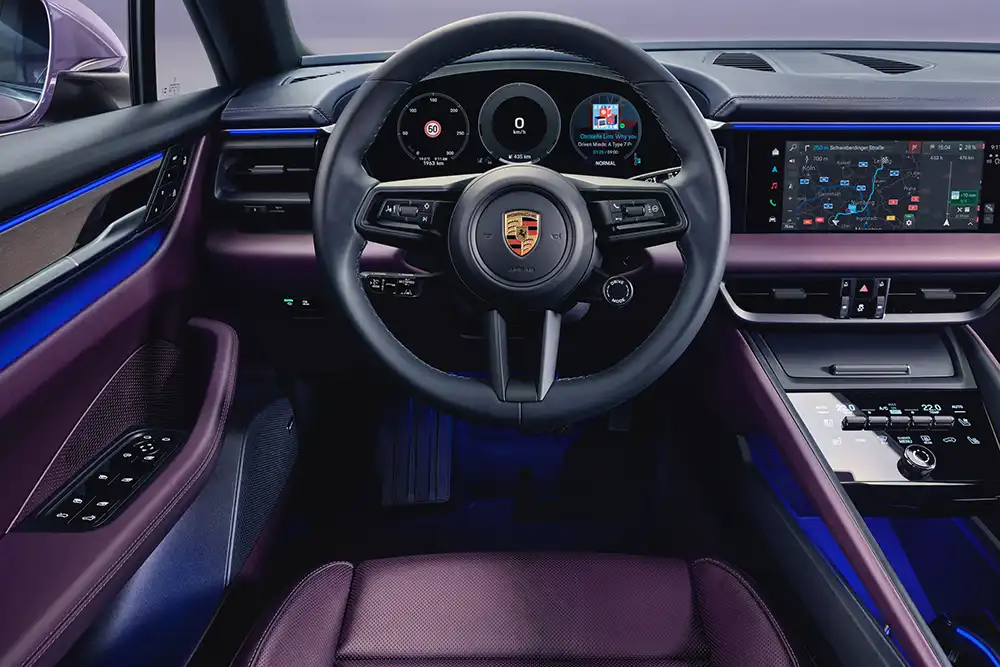   Auch im Elektrozeitalter präsentiert sich der Macan so, wie man es von einem Porsche erwarten würde.