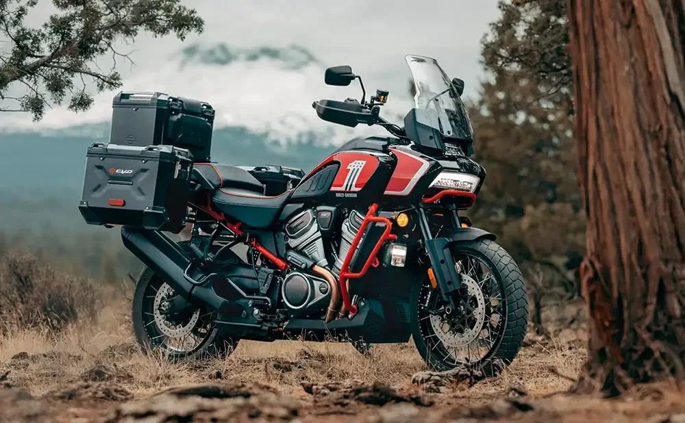 Harley-Davidson stellt seinem Adventure-Tourer Pan America eine opulente CVO-Version zur Seite. Foto: Harley-Davidson