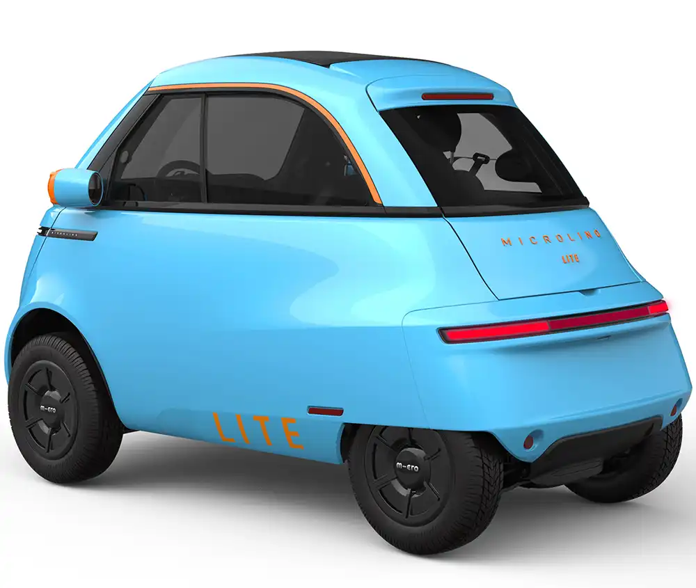 In Deutschland dürfen bereits 15-jährige den Microlino Lite fahren. In der Schweiz ab 16 Jahren.