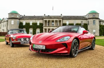 Auf dem Goodwood Festival of Speed (11. bis 14. Juli) präsentiert MG neben legendären Fahrzeugen aus seiner Historie aktuelle Modelle wie den im Laufe des Jahres debütierenden Roadster Cyberster. Foto: MG Motor