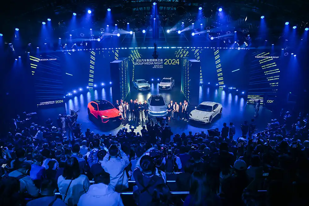 Auf der Media Night am 24. April präsentierte der Volkswagen Konzern sieben der insgesamt 44 Premieren.