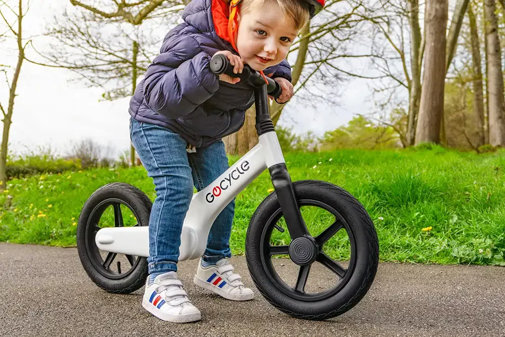 Gocycle bringt ein Laufrad für Kinder auf den Markt. Foto: Gocycle