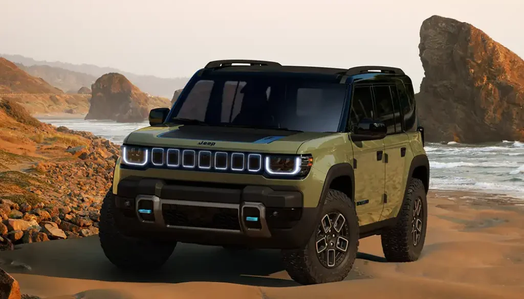 Der elektrische Jeep Recon soll 2025 auf den Markt kommen. Foto: Jeep