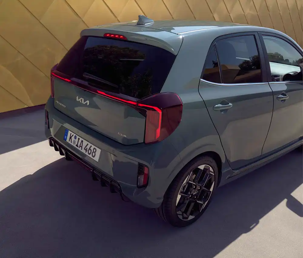 Auch das Heck des Kia Picanto wurde modifiziert.