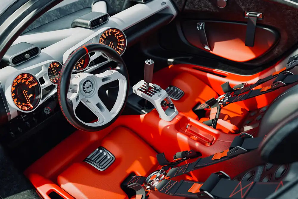 Nilu27 Hypercar: Komfort spielt hier keine Rolle.