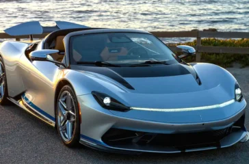 Pininfarina hat vom Battista Coupé nun auch ein Cabriolet abgeleitet. Foto: Pininfarina