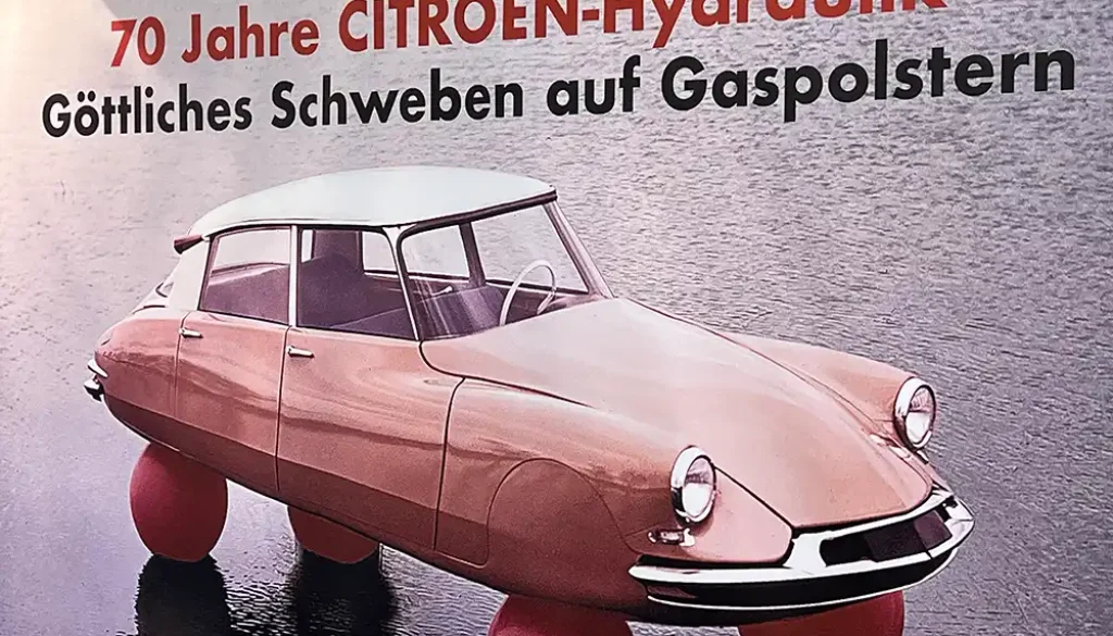 Jubiläum für eine Kultfederung – Die Citroen Community feiert die legendäre Hydropneumatik auf Messen wie der Techno Classica. Foto: autodrom