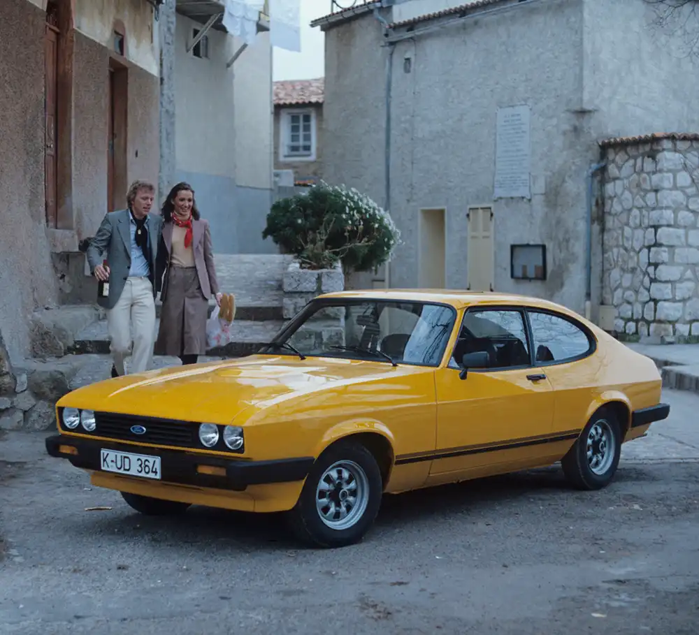 Neue Frontpartie für neue Erfolge – Der Capri III debütierte 1978 und erlangte sofort Kultstatus. Foto: Ford