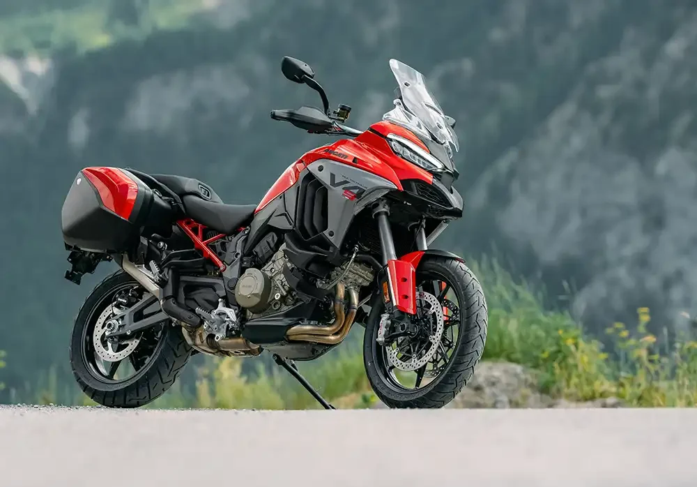 Ducati hat zum neuen Modelljahr seine Multistrada-V4-Modelle überarbeitet. Foto: Ducati