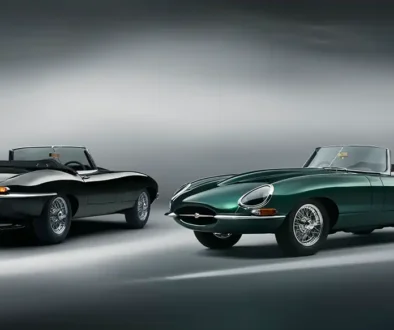 Jaguar Classic hat zwei alte E-Type Cabriolets neu aufgebaut. Foto: Jaguar