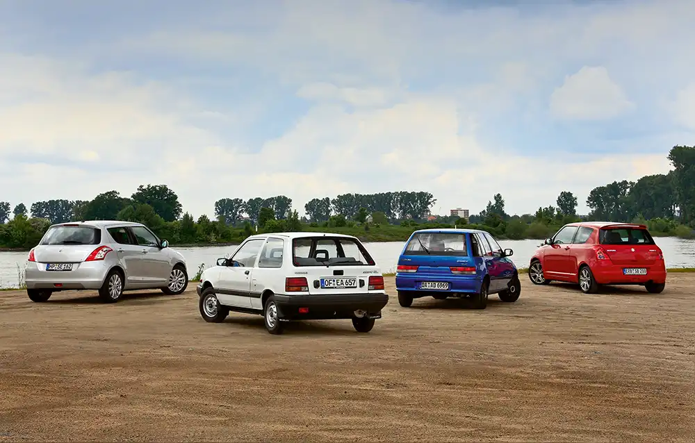 40 Jahre nach dem ersten Swift lancierte Suzuki 2024 die siebte Generation. Foto: Suzuki Deutschland